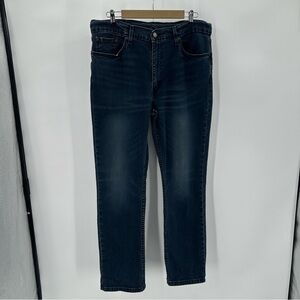Levi’s 514 Jeans Mens 38x32 Blue Denim Wash Casual Workwear Straight Leg Stretch
